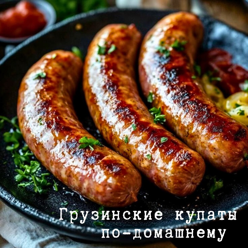 Готовим дома грузинские купаты
